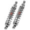 Coppia regolabile: precarico, estensione, interasse 329mm, CHROME EDITION
