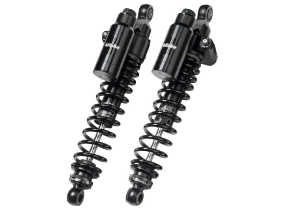 Coppia regolabile: precarico idraulico molla, estensione, compressione, piggyback, Interasse 360mm DARK EDITION