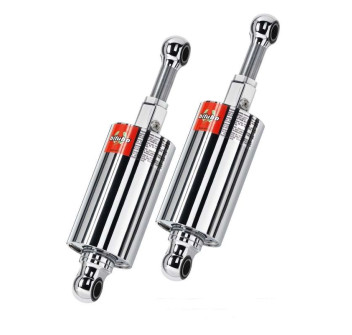 Coppia regolabile: precarico molla, compressione, interasse, molla Nera, Chrome Edition