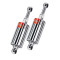 Coppia regolabile: precarico molla, compressione, interasse, molla Nera, Chrome Edition