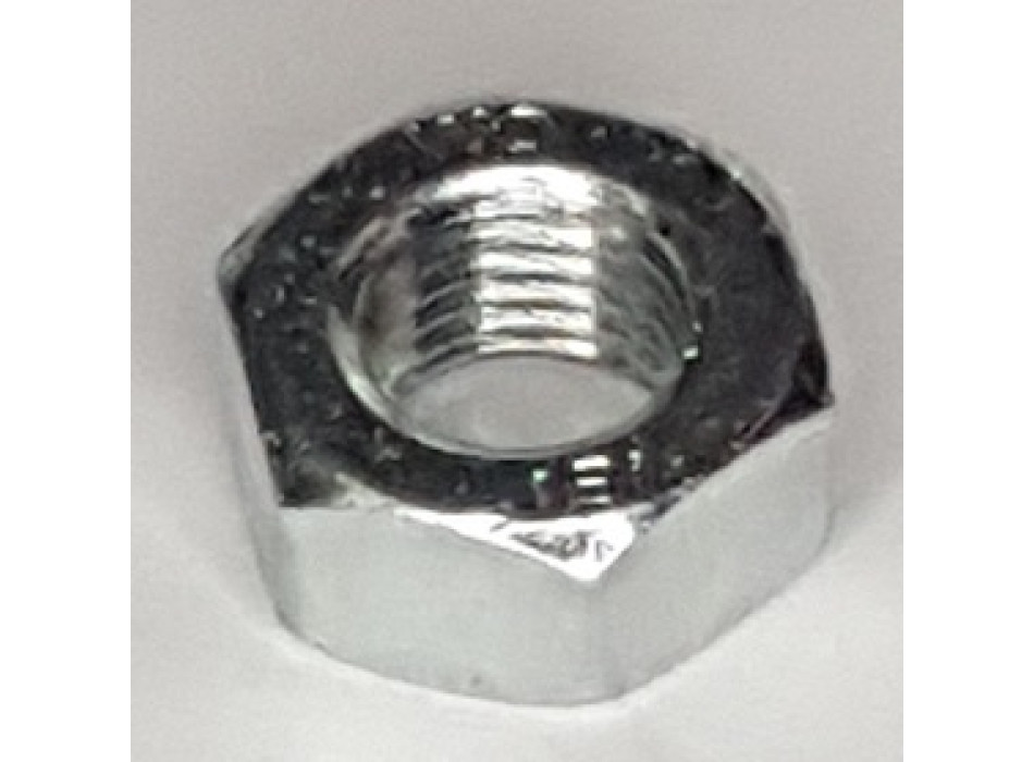 Dado M8X1; h-6.5; Hex8; Zinc; DIN934 UNI5588