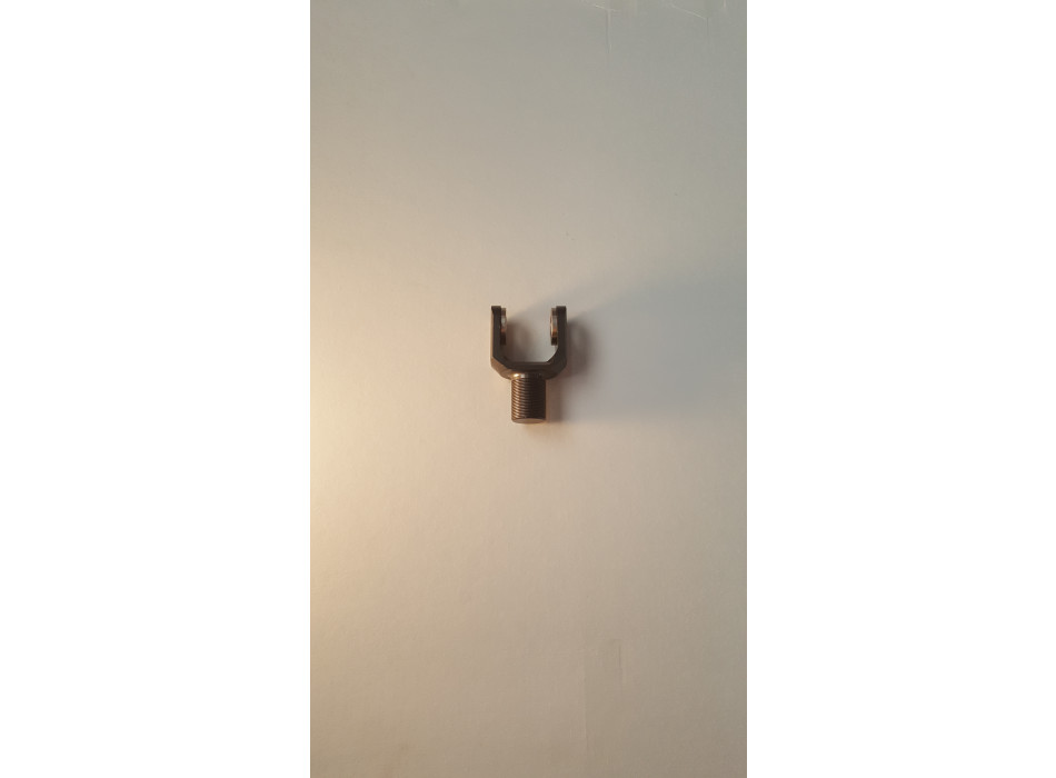 FORCELLA REG. Ø12-Ø12-26 M20X1 INT.56 ANODIZZATO NERO