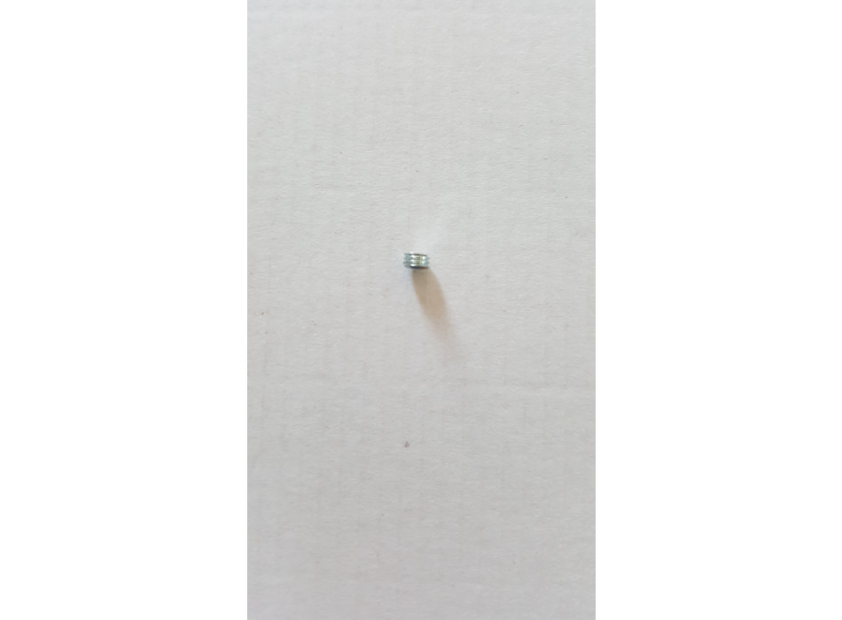 GRANO PER MOLLA E SFERA M5x0.8 - L.3 - DIN913 - A2