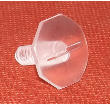 GRUPPO VITE + DADO IN PLASTICA TRASPARENTE