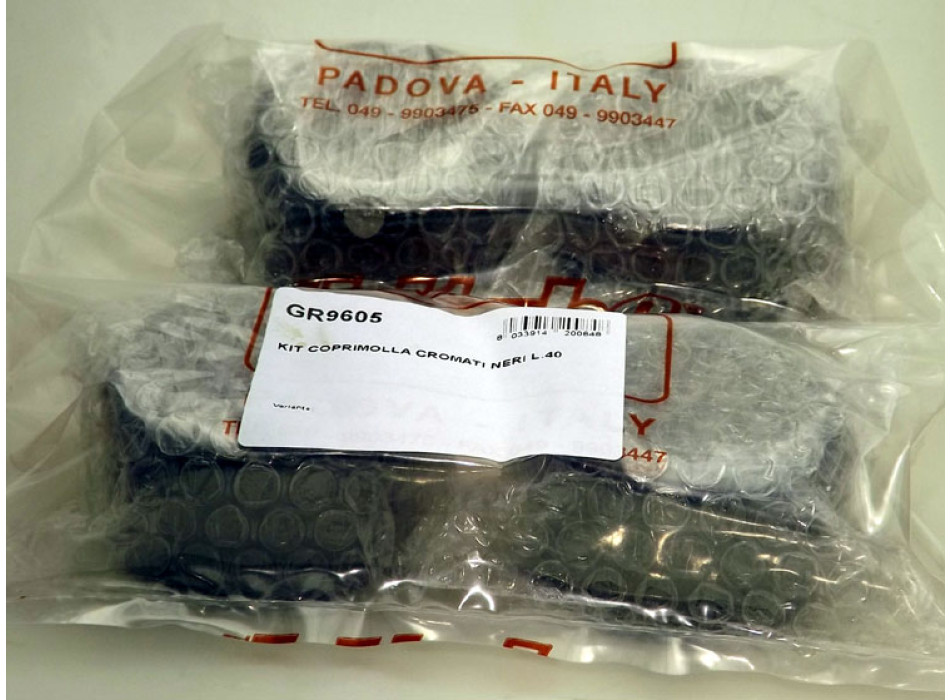 KIT COPRIMOLLA CROMATI NERI L.40