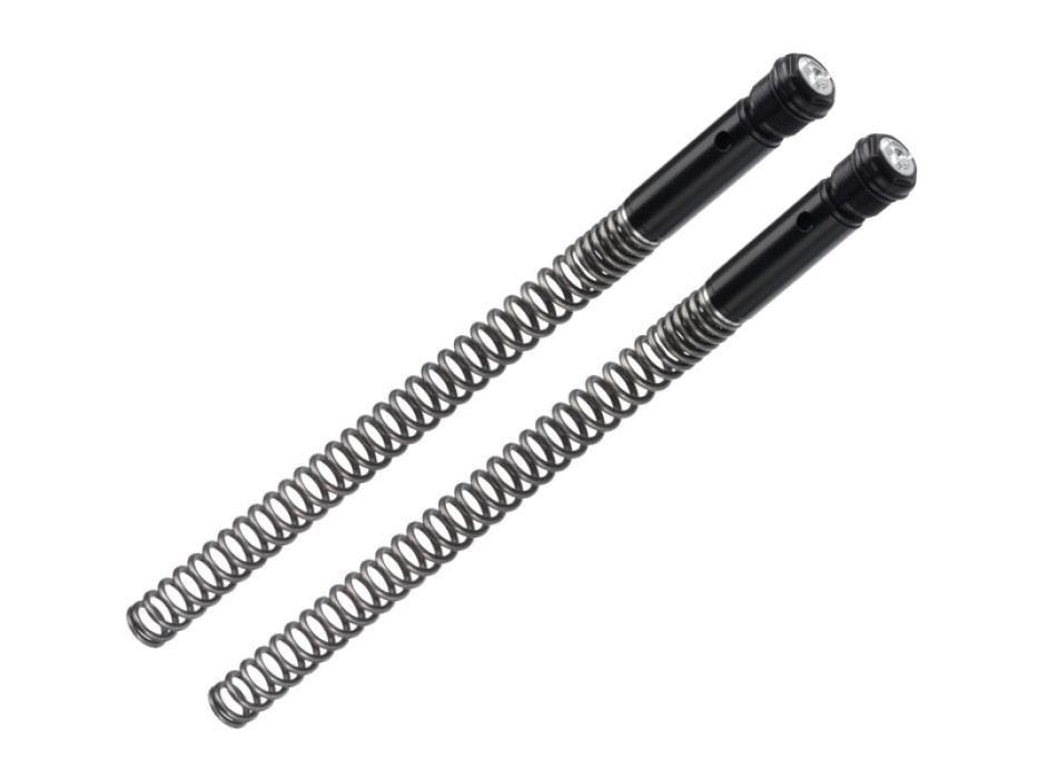 KIT MOLLE + GRUPPO TAPPO Regolabile: precarico molla, SENZA Olio, anello NERO, ribassabile fino a -20mm (suggerito olio cod. 997632 non incluso)