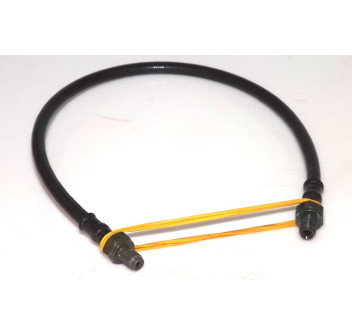 TUBO FLESSIBILE RINFORZATO L=400 M8X1-M8X1